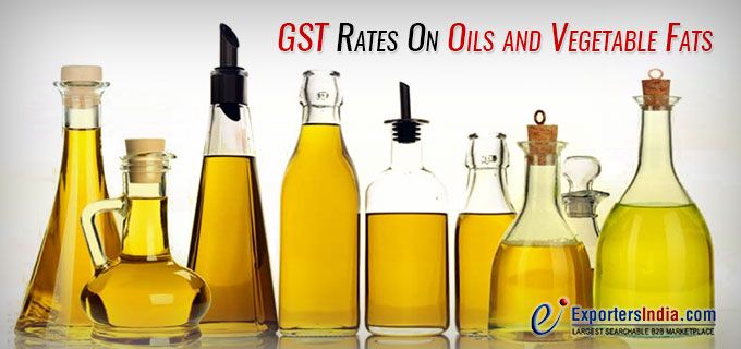 GST Rates on Oil