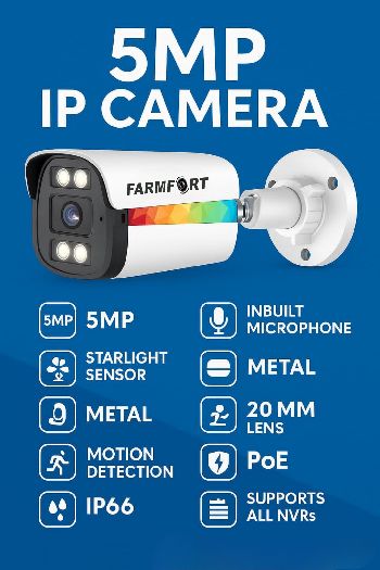 FARMFORT 5MP IP COLOR MIC CAMERA