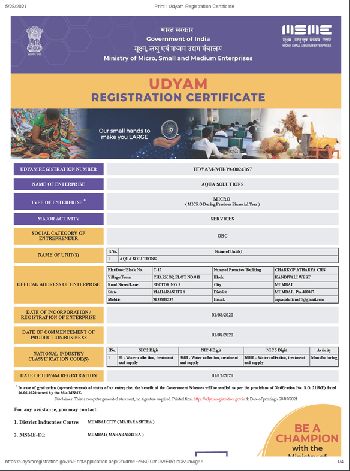 Udyam Registration Certificate