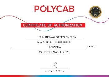 Certificate of Authorization
