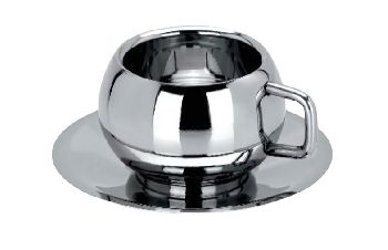 Steel Cup and Saucer <br>BS-9