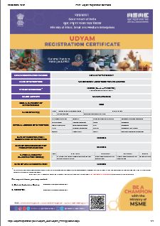 Udyam Certificate