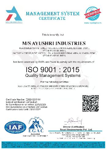 Management System Certificate