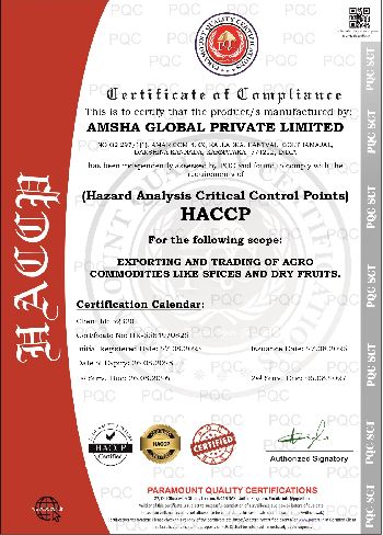 HACCP Certificate
