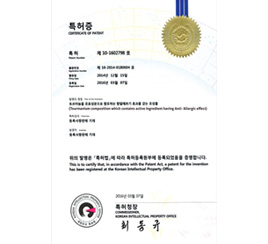 Anti-Allergic Certificate