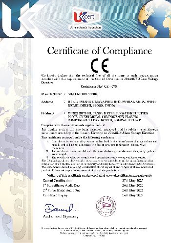 CE Certificate