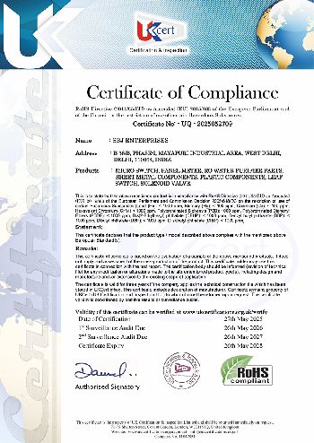 Compliance Certificate