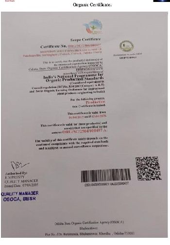 Organic Certificate