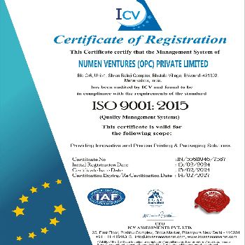 ISO Certificate