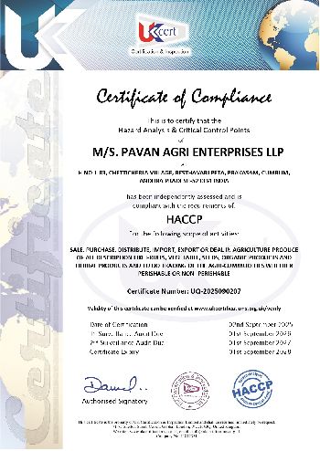 HACCP Certicate