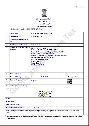 GST Certificate