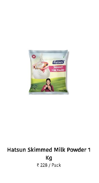 Hatsun skimmed milk powder 1kg 228/pack