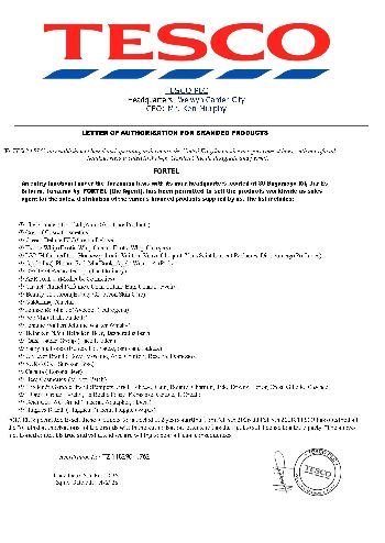 FORTEL AUTHORIZATION