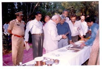 Product diaplay during Dr. A.P.J. Kalam`s visit to factory