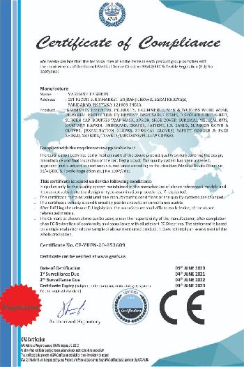 Compliance Certificate