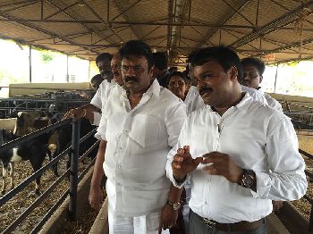 Minister Thalasani Srinivas Yadav visit to our farm