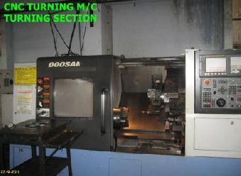 CNC Turning M/C Turning Section