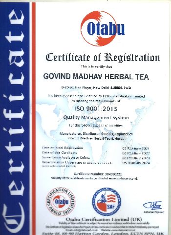 ISO 9001:2015 Certificate