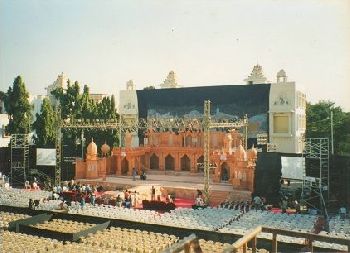 Tower for flying speakers – Miss India Pageant, Hyderabad