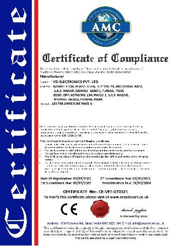 CE Compliance Certificate 01