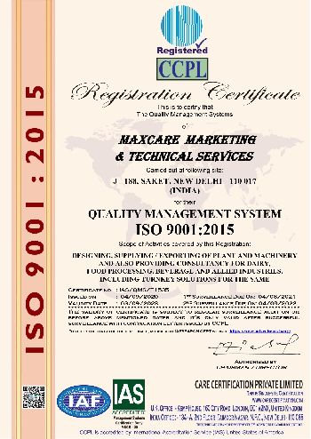 ISO CERTIFICATE ( 2020 )