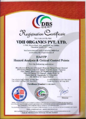 HACCP Certificate 01