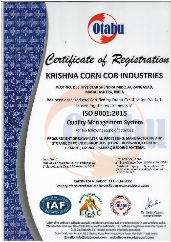 KCI ISO 9001-2015 Certificate