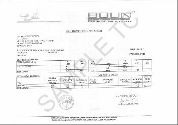 Boun Group Test Certificate
