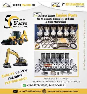 STC High Quality Engine Parts for All GENSETS,Excavators,Backhoes & Allied Machineries
