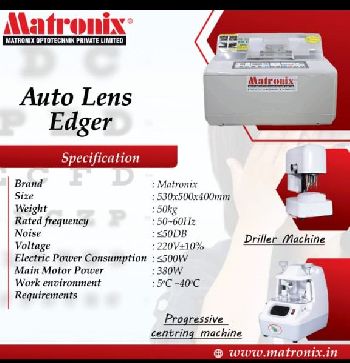 Auto Lens Edger