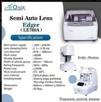 Itronix Auto Lens Edger