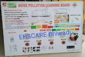 NOISE POLLUTION AND HEARING LOSS WORKING MODEL BOARD