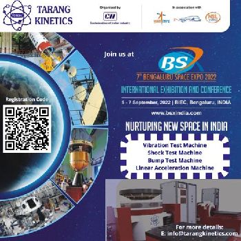 Invitation to 7th Bengaluru Space Expo (BSX)  5-7 September 2022  BIEC-Bengaluru