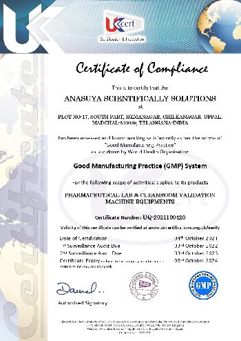 GMP CERTIFICATE