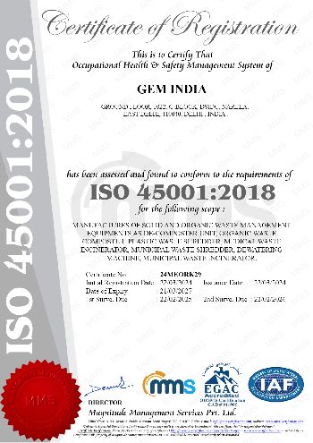 GEM INDIA 45001