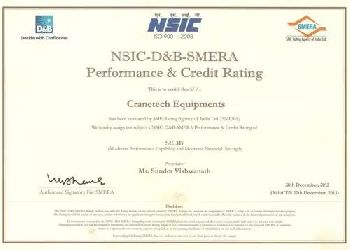 Smera Rating Certificate