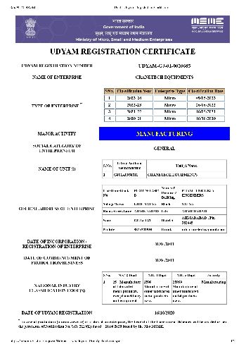 Udyam Certificate