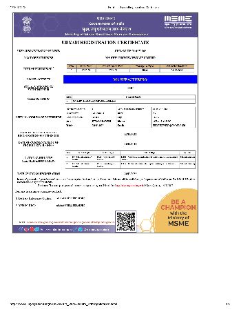 UDYAM Certificate