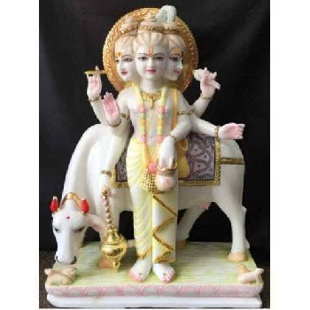 Marble statue Datt Bhagwan