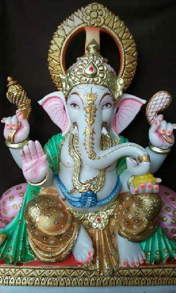 Marble statue Ganesh