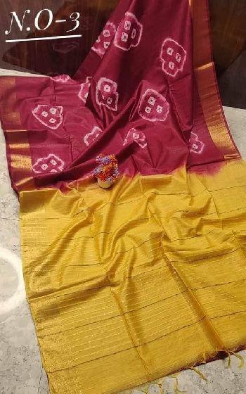 Bhagalpuri silk shibori saree