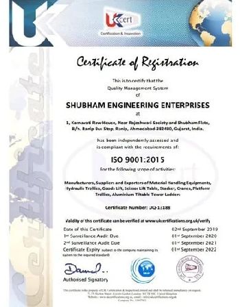 ISO Certificate