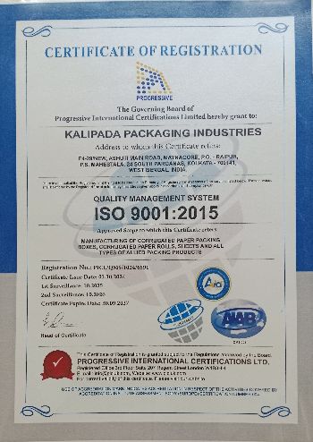 ISO Certificate