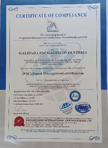 FSC Certificate