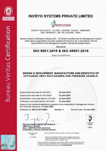 ISO Certificate