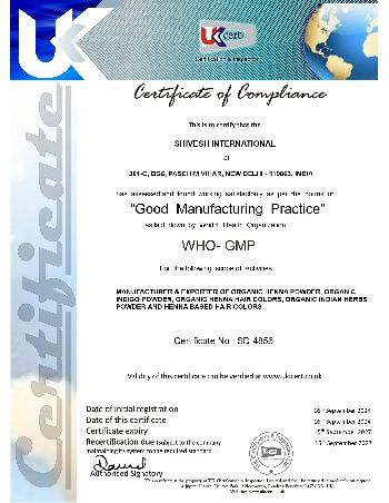 GMP Certificate