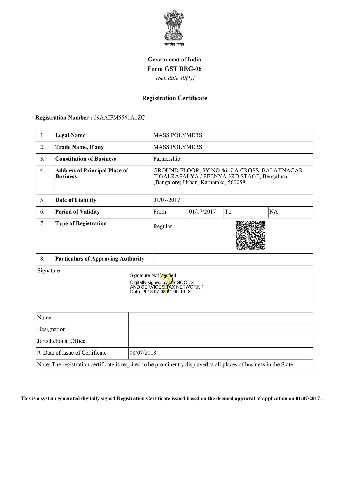 GST Certificate
