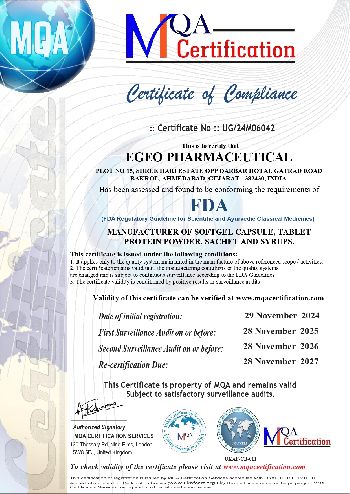 FDA EGEO PHARMACEUTICAL