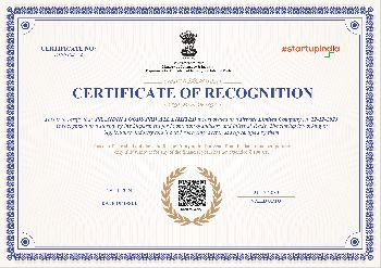 Start Up India Certificate