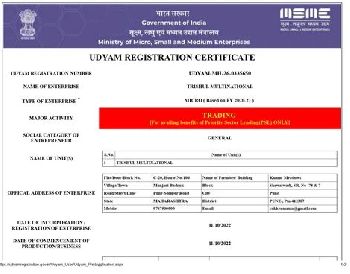 Udyam Certificate